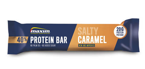 Maxim Salty Caramel 40% protein bar  50g